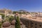 Aerial view of Palermo with old houses, churchs and monuments, Sicily, Italy