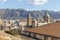 Aerial view of Palermo with old houses, churchs and monuments, Sicily, Italy