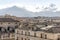 Aerial view of Palermo with old houses, churchs and monuments, Sicily, Italy