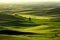 Aerial view of Palouse landscape from Steptoe butte