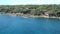 Aerial view of Panama pacific coastline