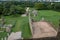 Aerial view of Panama Viejo Ruins - Panama City, Panama