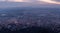 Aerial view panorama of hungarian city of Pecs, cityscape of Pecs in Hungary