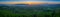 Aerial view of panorama mountian on blue sky with cloud at daytime in Chiang Mai Province, Thailand