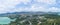 Aerial view of panorama phuket city thailand.