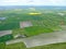 Aerial view of the paragliders at Westbury