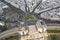 Aerial View of Paris City Streets around Trocadero Square