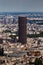 Aerial View on Paris and Montparnasse from Eiffel Tower