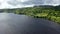 Aerial view of Parke's Castle, in County Leitrim, Ireland.