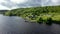 Aerial view of Parke's Castle, in County Leitrim, Ireland.