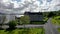 Aerial view of Parke's Castle, in County Leitrim, Ireland.