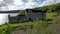 Aerial view of Parke's Castle, in County Leitrim, Ireland.