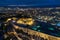 Aerial view of Parthenon and Acropolis in Athens