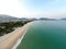 Aerial view Patong beach famous place at Phuket in Thailand.