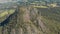 Aerial view of peak Mt Cooroora on Sunshine Coast, Australia