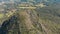 Aerial view of peak Mt Cooroora on Sunshine Coast, Australia