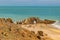 Aerial View Pedra Furada Jericoacoara Brazil