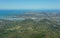 Aerial view peninsula Noumea city New Caledonia