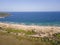 Aerial view of Perla beach, Bulgaria