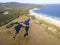 Aerial view of Perla beach, Bulgaria