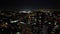 Aerial view of Perth skyline at night