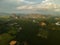 Aerial view of the Phang Nga mangroves at sunset