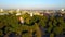 Aerial view of Phnom Penh - Capital of Cambodia