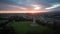 Aerial view. Phoenix park and Wellington Monument. Dublin. Ireland