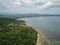 Aerial view of Phu Quoc coastline