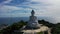 aerial view Phuket big Buddha on the high mountain