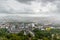 Aerial view Phuket City in rainy day