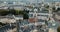 Aerial view of picturesque Chateauroux cityscape with Catholic Church of Our Lady, central France