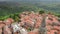 Aerial view of the picturesque historic town of Groznjan, Istria region, Croatia