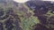 Aerial view of the Pilgrims Path up to the Slieve League cliffs in County Donegal, Ireland