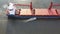 Aerial View of Pilot Boat Riding Alongside of Cargo Ship Delaware River Philadelphia PA