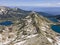 Aerial view of Pirin Mountain near Popovo Lake, Bulgaria