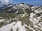 Aerial view of Pirin Mountain near Popovo Lake, Bulgaria