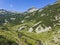 Aerial view Pirin Mountain near Vihren hut, Bulgaria