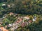 Aerial View of Pirkstein Castle in Rataje nad Sazavou in Bohemia, Czech Republic