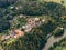 Aerial View of Pirkstein Castle in Rataje nad Sazavou in Bohemia, Czech Republic