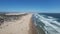 Aerial view of Pismo Beach and pier in Central California