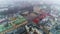 Aerial View On Plac Szczepanski Cracow, Beautiful Polish Footage