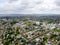 Aerial view of Placentia, city in northern Orange County, California. USA