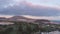 Aerial view of Playa de las Americas on sunset in Tenerife, Canary Islands