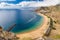 Aerial view of Playa de las Teresitas beach