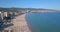 Aerial view of Popular summer resort Sunny Beach, Bulgaria.