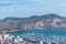 Aerial view of port of Cartagena in Spain