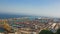 Aerial view of the port for containers from Barcelona Spain