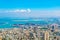 Aerial view of port of Haifa, Israel