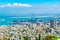 Aerial view of port of Haifa, Israel